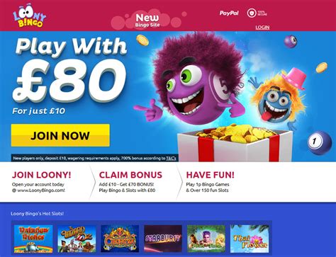 Loony Bingo Casino Review .